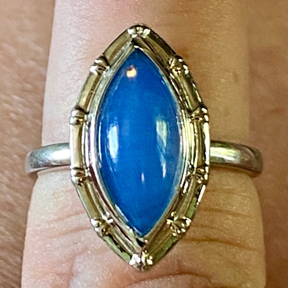 BEAUTIFUL CATS EYE SIMULATED RING - Picture 8 of 11